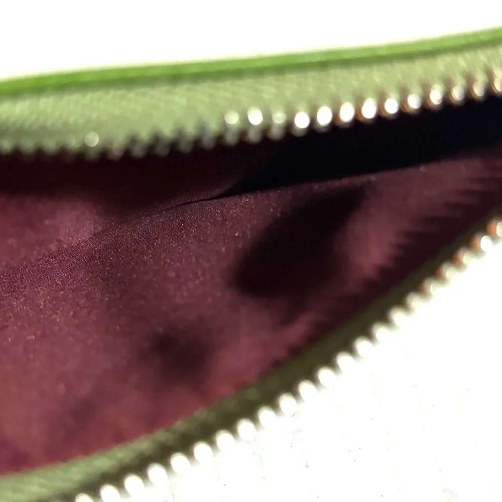 Handmade Vibrant Green Leather Wallet Set